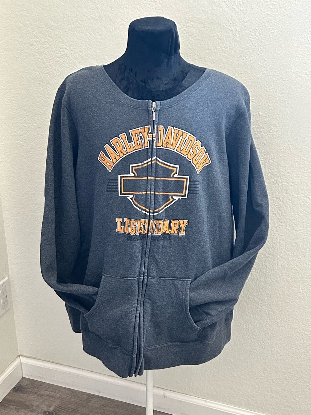 Harley-Davidson Full Zip Sweatshirt Jacket 2X